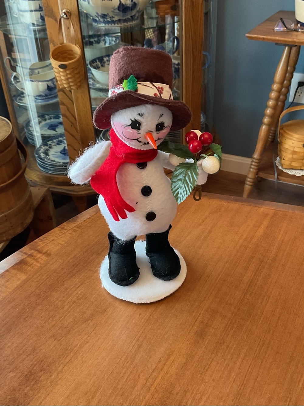 Annalee Winterberry Snowman